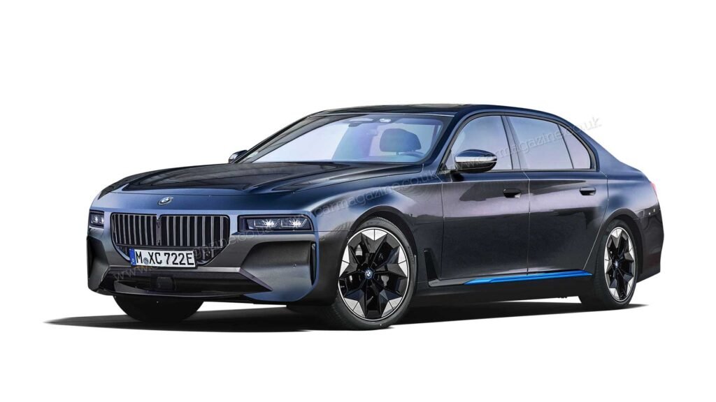 Nuova BMW i7 2022, i Rendering della Top di Gamma elettrica