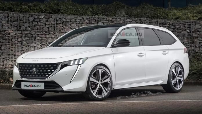 Nuova Peugeot 308 SW 2022, Rendering e Anticipazioni