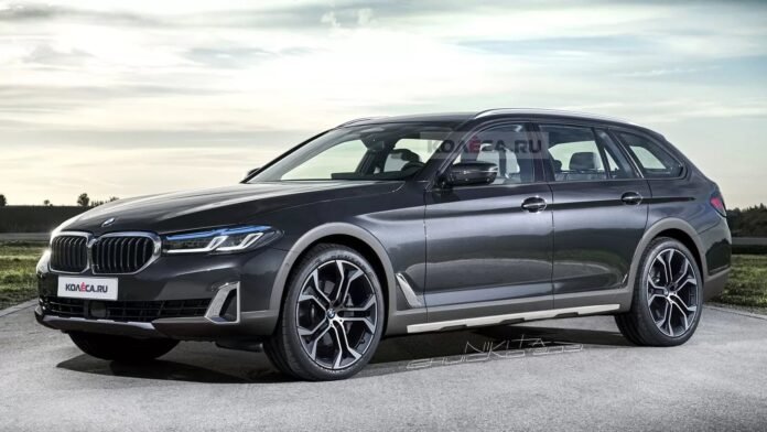 Nuova BMW Serie 5 Touring 2022, Rendering della X Drive