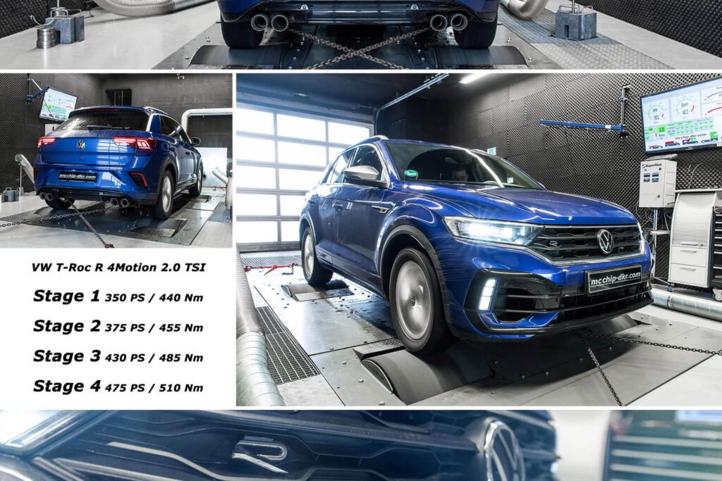 Volkswagen T-Roc R, lo Stage 4 da 475 CV batte la Tiguan R