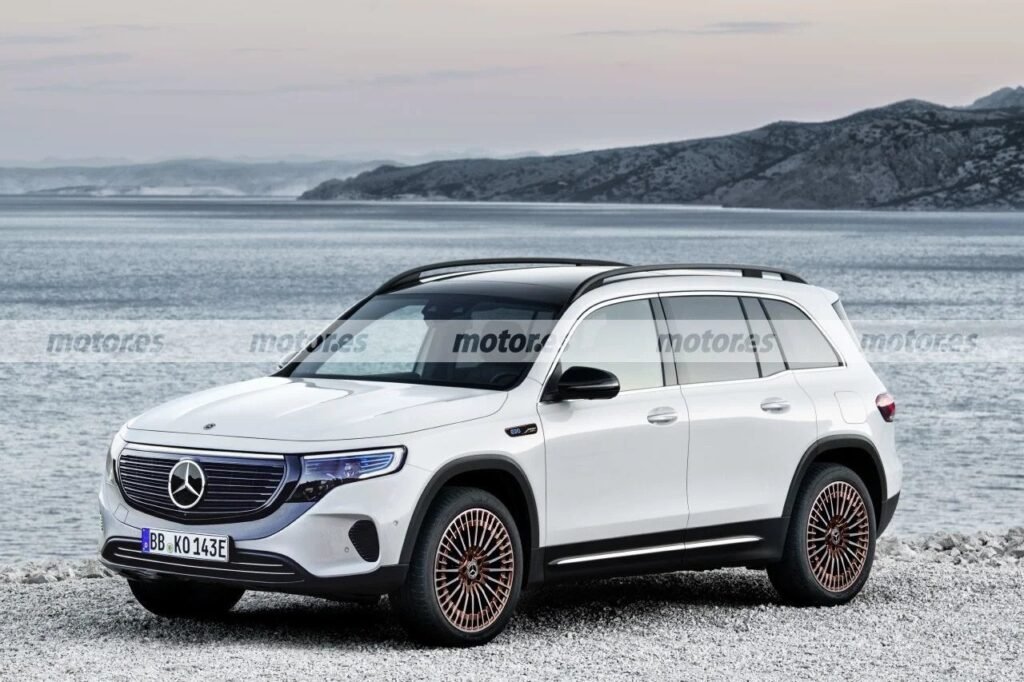 Nuova Mercedes-Benz EQB 2022, il Rendering in Anteprima
