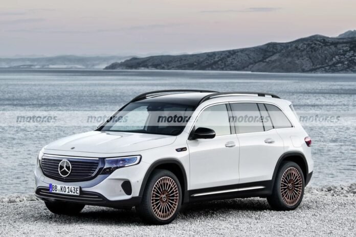 Nuova Mercedes-Benz EQB 2022, il Rendering in Anteprima