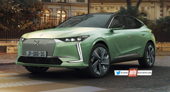 Nuova DS4 2022, la versione elettrica in Rendering