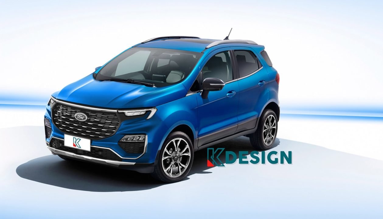 Nuova Ford Ecosport 2022, il Rendering ispirato dalla Evos