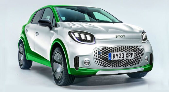 Nuova Smart CrossTown 2022, il Rendering in Anteprima