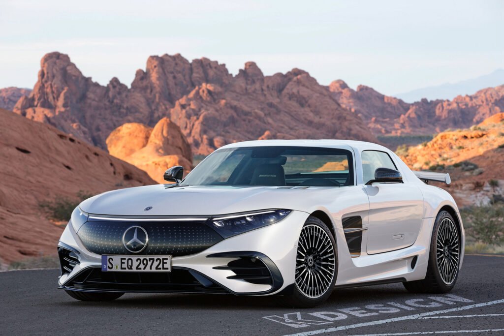 Nuova Mercedes SL 2023, il Rendering della Elettrica EQSL