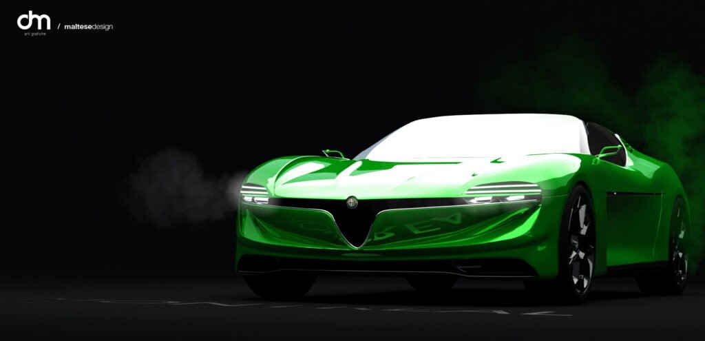 Nuova Alfa Romeo Montreal 2025, il ritorno in Rendering