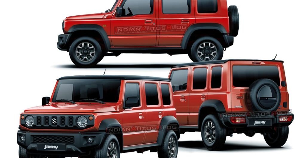 Nuova Suzuki Jimny 2021, Rendering della versione 5 porte