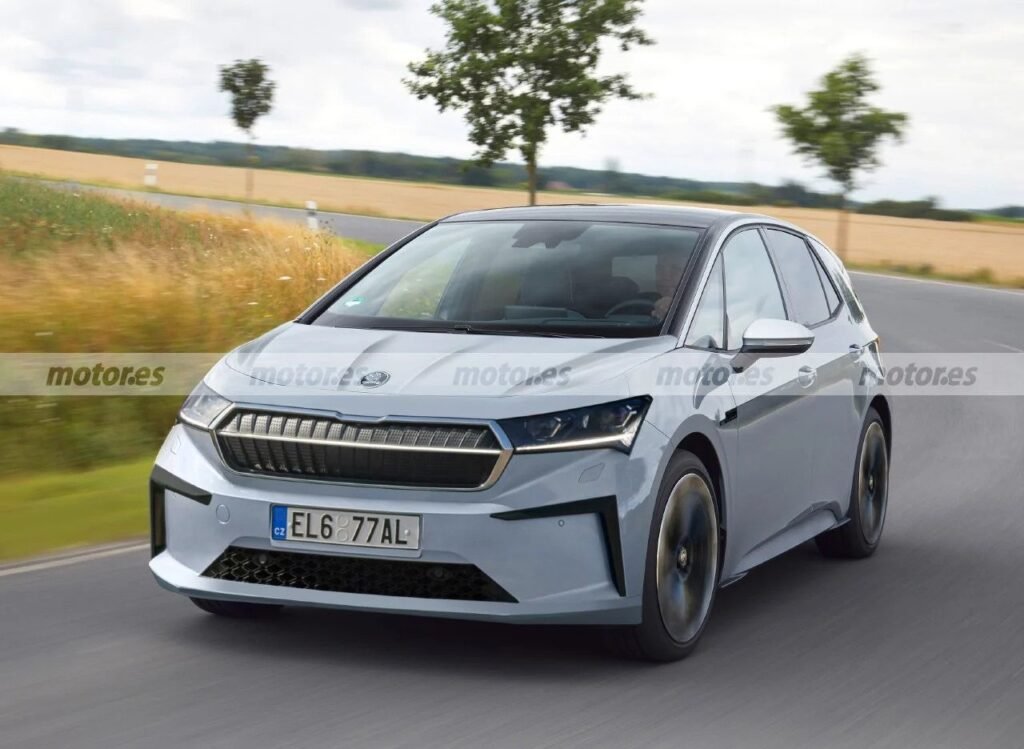 Nuova Skoda iV Citycar 2023, Rendering della compatta elettrica