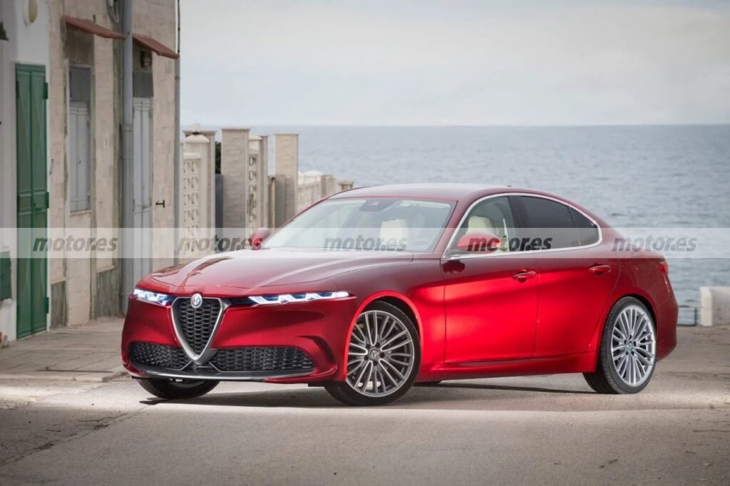 Nuova Alfa Romeo Giulia 2023, il Restyling in Rendering