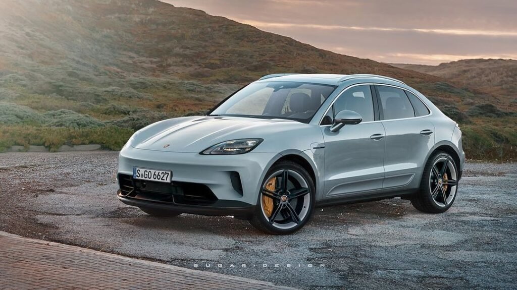 Nuova Porsche Macan 2021, il Rendering Elettrico