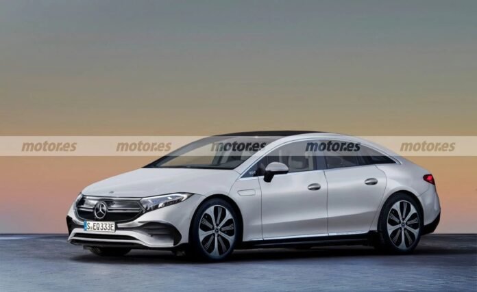 Nuova Mercedes-Benz EQE 2023, Berlina elettrica in Rendering