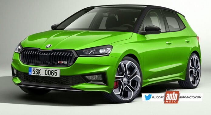 Nuova Skoda Fabia RS 2022, il Rendering della sportiva Nuova Skoda Fabia RS 2022, il Rendering della sportiva