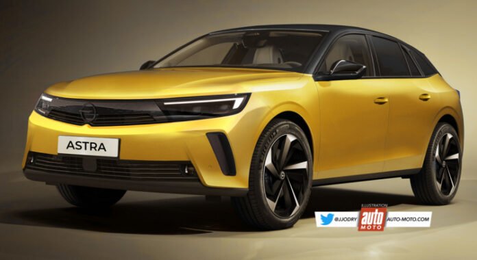 Nuova Opel Astra 2022, il Rendering definitivo