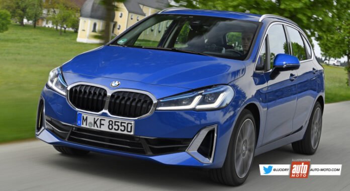 Nuova BMW Serie 2 Active Tourer 2022, il Rendering in Anteprima