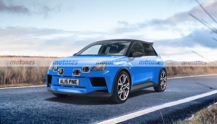 Nuova Renault 5 Alpine 2022, il Rendering in Anteprima