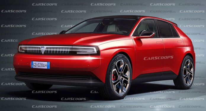 Nuova Lancia Delta 2025, il Rendering in Anteprima