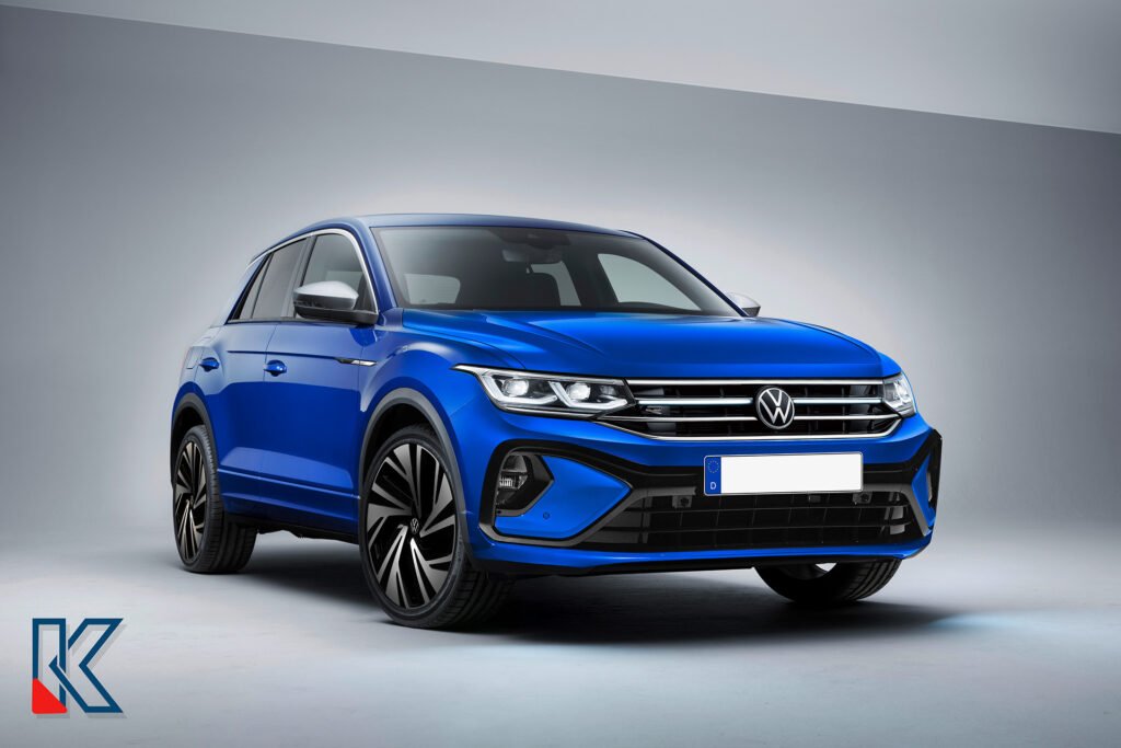 Nuova Volkswagen T-Roc 2022, il Rendering della R da 300 CV