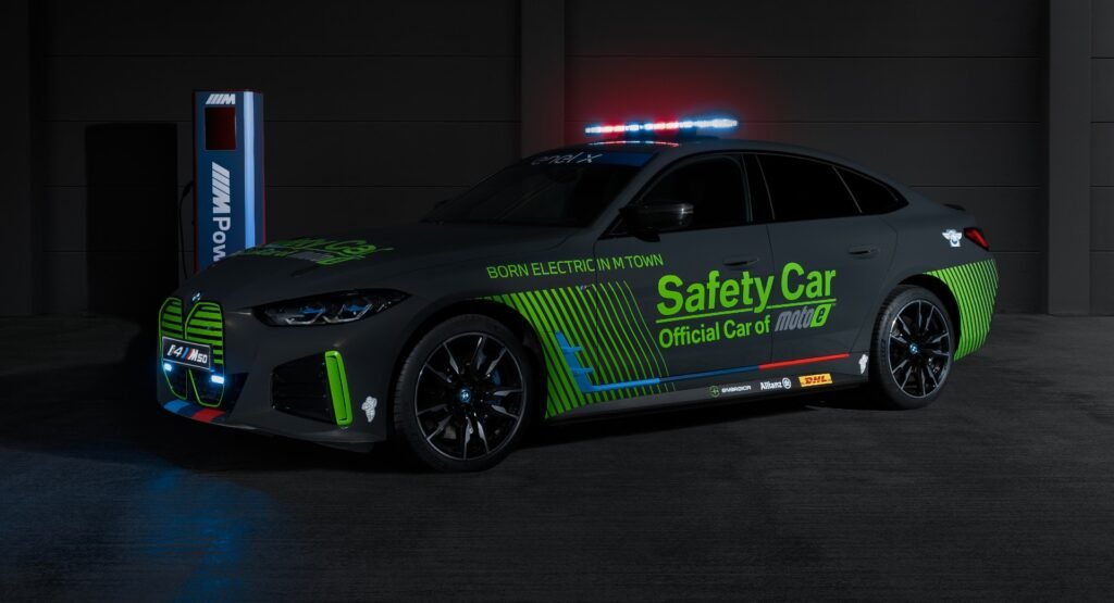 Nuova BMW i4 M50 2022, safety car della MotoE
