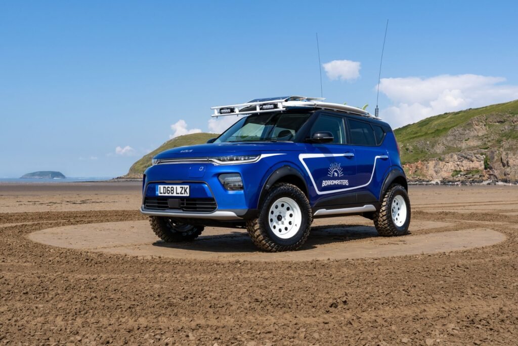 Kia Soul Elettrica diventa estrema nella Boardmasters Edition
