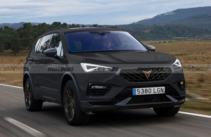 Nuova CUPRA Tarraco 2023, Rendering del SUV sportivo