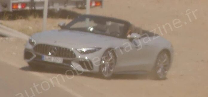 Nuova Mercedes-Benz SL Amg 2022, le foto spia senza veli