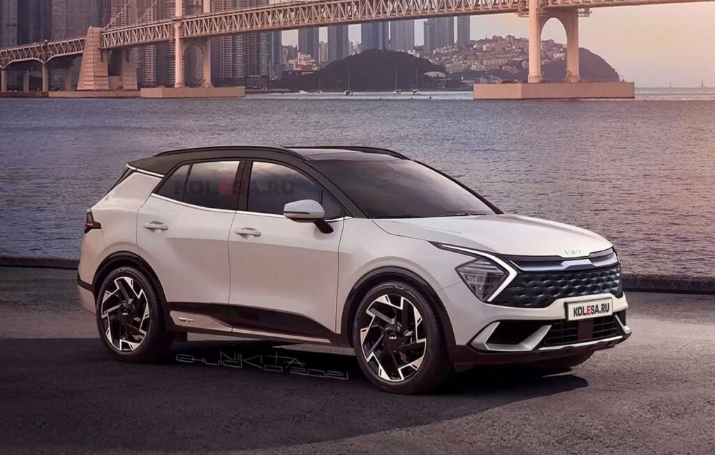 Nuova Kia Sportage 2022, Rendering della versione per l'Europa