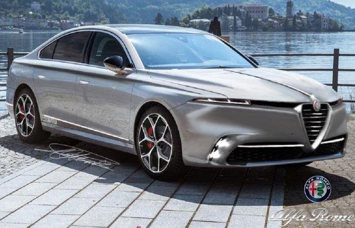 Nuova Alfa Romeo 6C 2023, il Rendering della nuova 166
