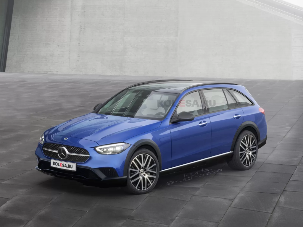 Nuova Mercedes-Benz Classe C AllTerrain 2022, il Rendering in Anteprima