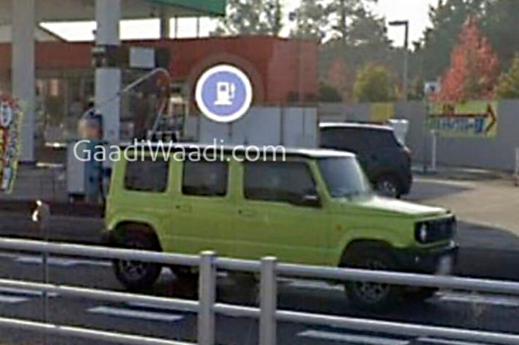 Nuova Suzuki Jimny 2022, la 5 porte in Google Street View