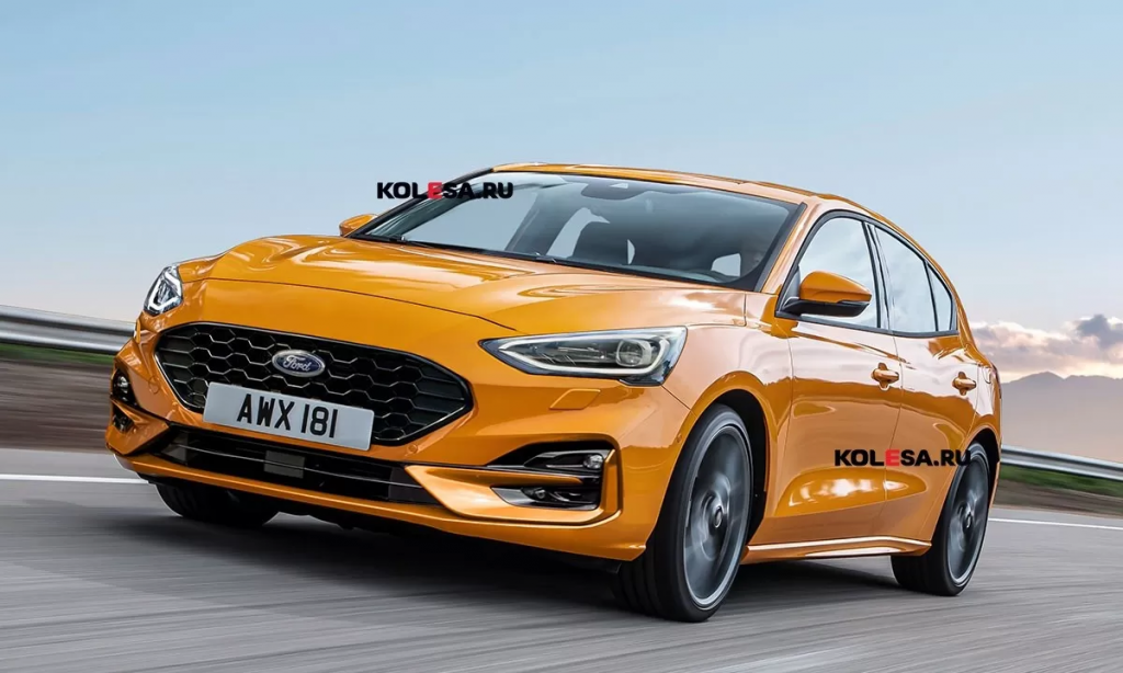 Nuova Ford Focus 2023, Rendering del Restyling