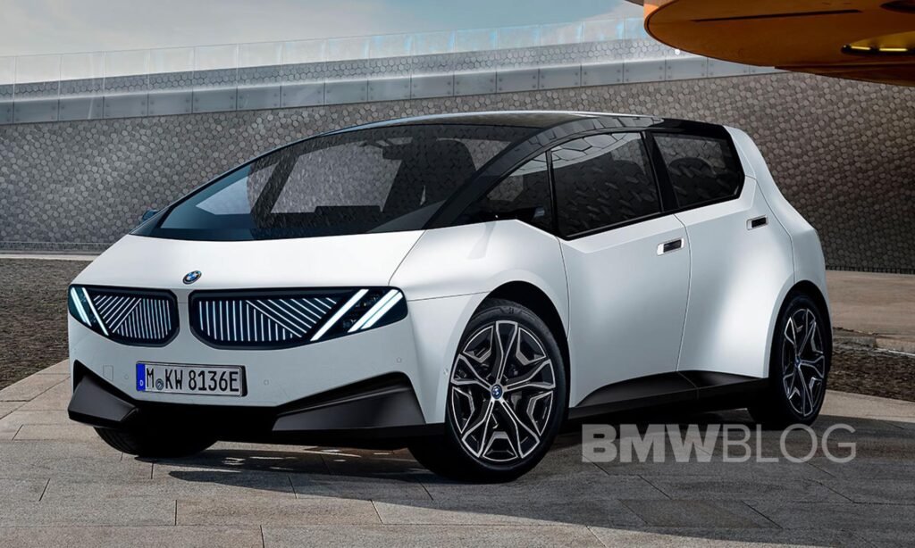 Nuova BMW i3 2023, il Rendering in Anteprima