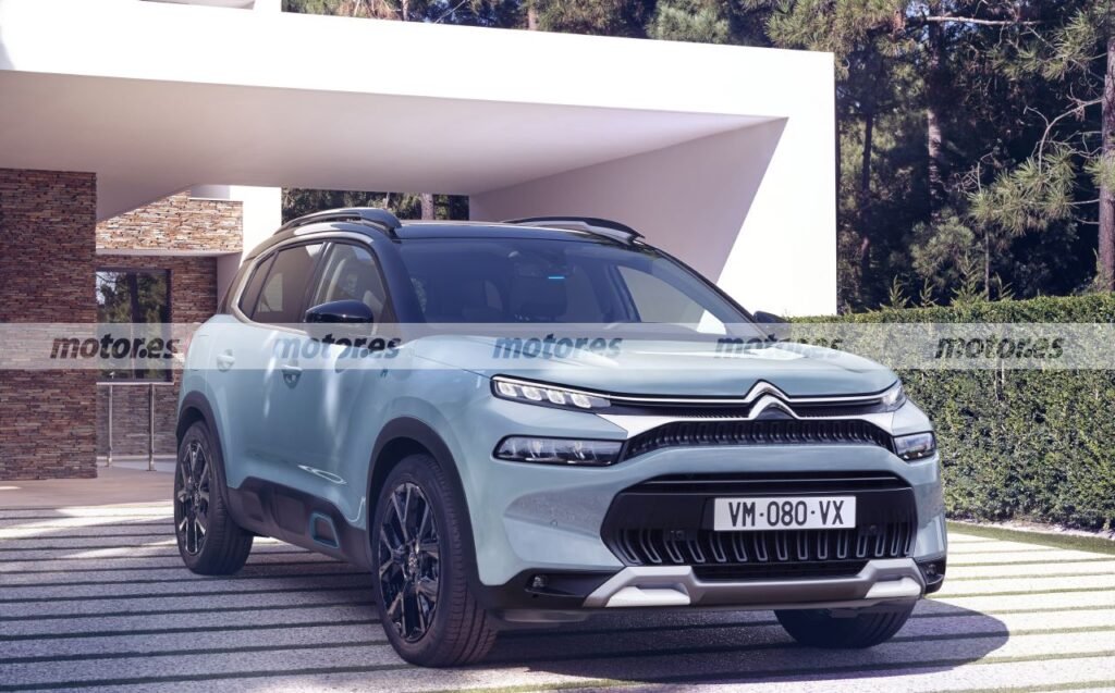 Nuova Citroen C5 Aircross 2022: Rendering del Restyling