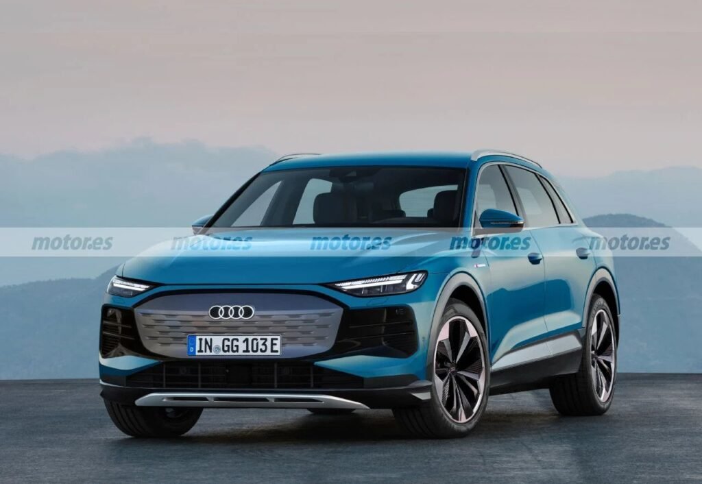 Nuova Audi Q6 e-tron 2022: il SUV elettrico in Rendering