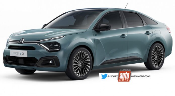 Nuova Citroen C4 L 2022: Rendering dell'erde della C-Elysée