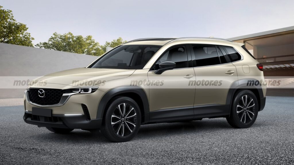 Nuova Mazda CX-60 2022, il Rendering in Anteprima