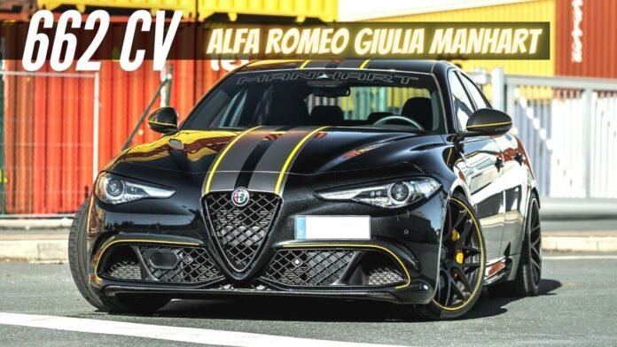 Alfa Romeo Giulia Quadrifoglio Manhart 662 CV e 790 Nm [VIDEO]