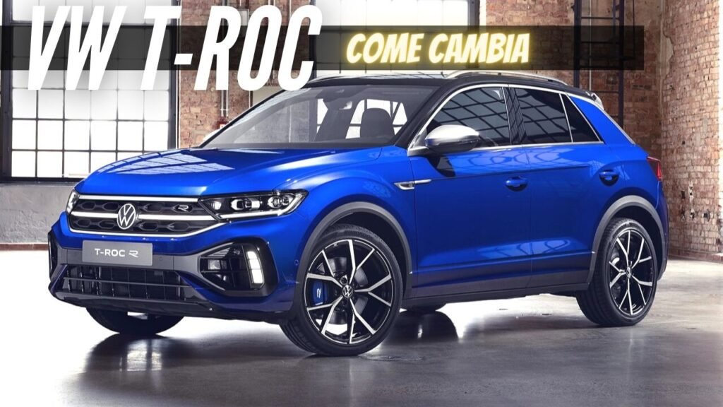 Nuova Volkswagen T-Roc 2022: Esterni, Interni e Motori [VIDEO]