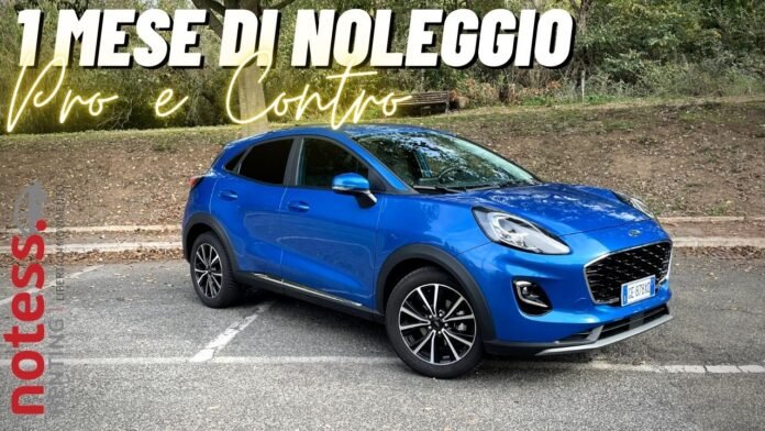 La mia esperienza con Ford Puma e il NOLEGGIO A LUNGO TERMINE