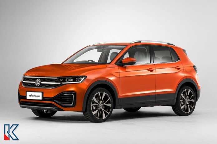Nuova Volkswagen T-Cross 2022: Rendering in Anteprima