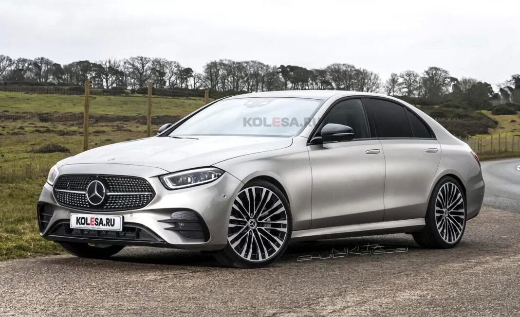 Nuova Mercedes-Benz Classe E 2023: Rendering in Anteprima
