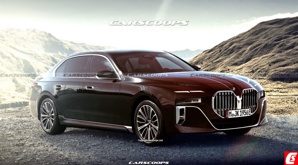 Nuova BMW Serie 7 2023: Rendering definitivo