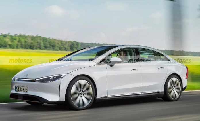Nuova Mercedes-Benz EQC 2024: Rendering della berlina