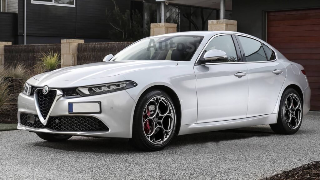 Nuova Alfa Romeo Giulia 2023: Restyling in Rendering