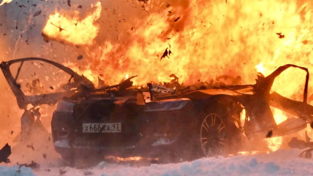 In Russia un Blogger distrugge in video la sua BMW M5