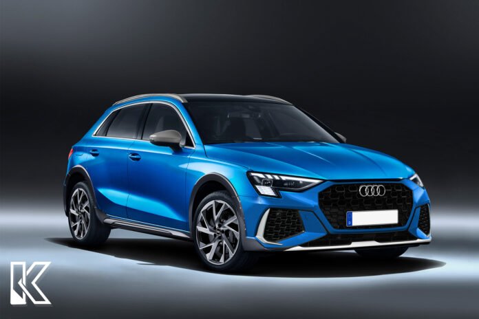 Nuova Audi A3 Allstreet 2023: Rendering in Anteprima