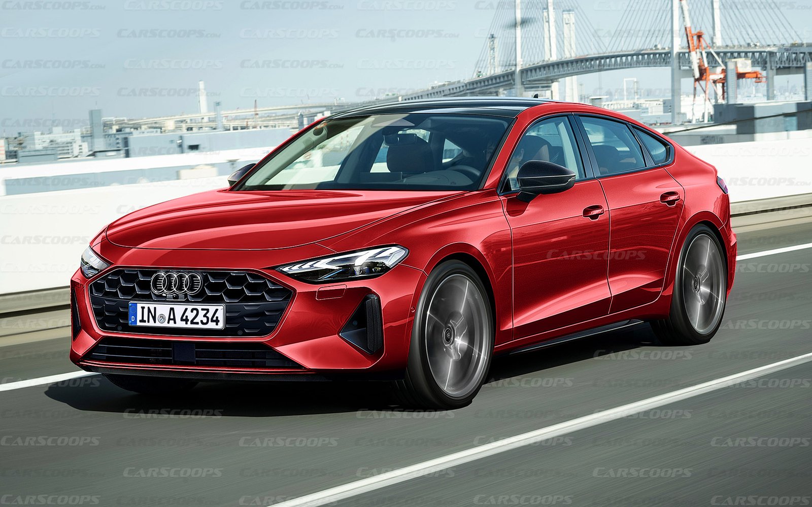 Nuova Audi A4 2023: Rendering in stile A5 – Autoprove.it