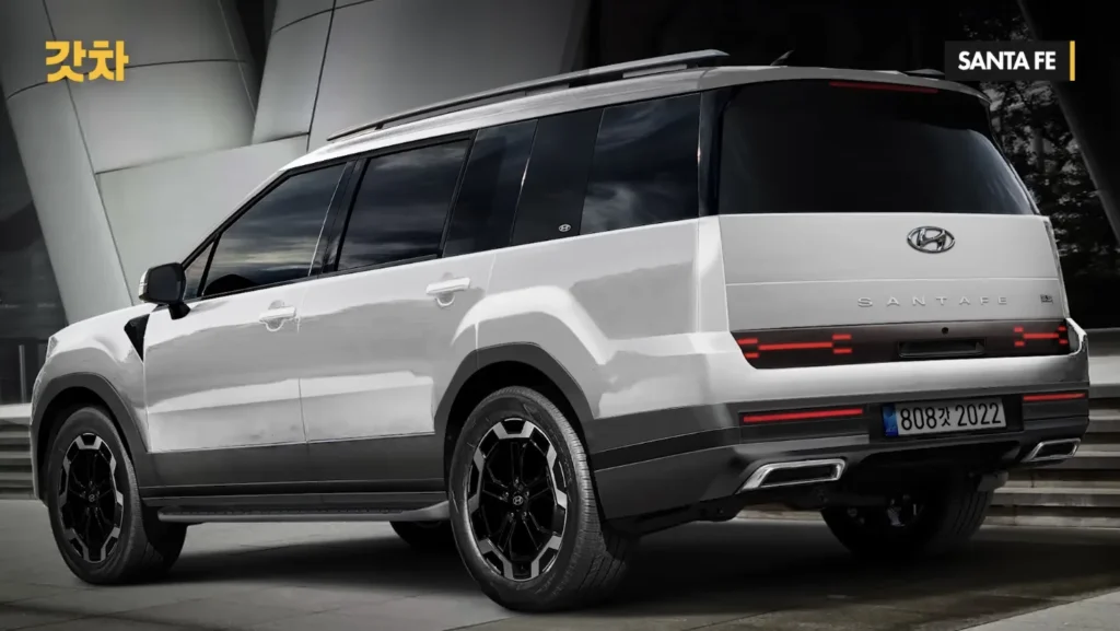 Nuova Hyundai Santa Fe 2023: Anteprima Rendering