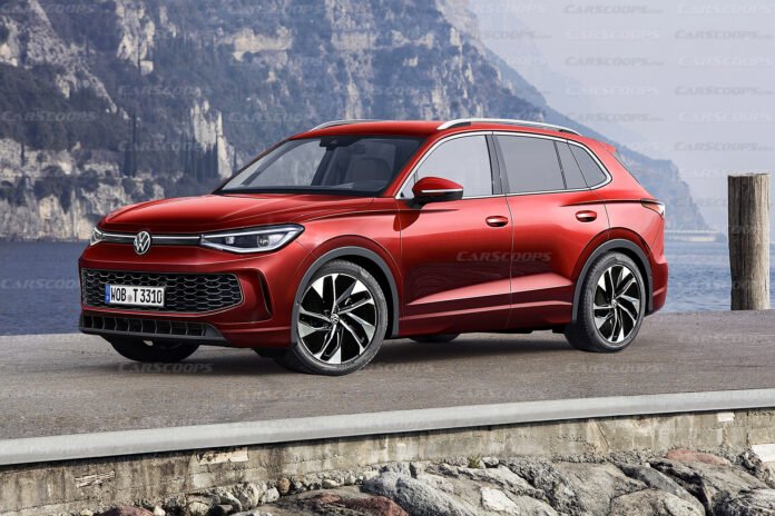 Nuova Volkswagen Tiguan 2023: Ultimo Rendering