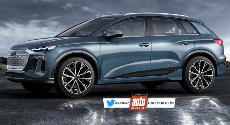 Nuova Audi Q6 e-tron 2023: Anteprima Rendering